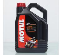 Bidon de 4 litres d'huile Motul 10W60 7100 4T MA2 100% synthèse pour moto pour
