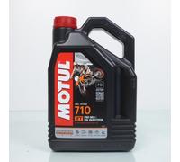 Bidon de 4L d'huile 2 temps Motul 710 pour mélange moto enduro cross scooter 50