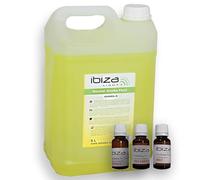 Ibiza Bidon 5 L liquide pour machine à fumée – 3 parfums assortis – Non toxique