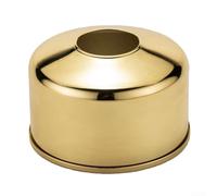 Bidon de camping en métal galvanisé pour réservoir de propane G2 de 230 g - Coque de protection pour randonnée, barbecue - Jaune