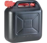 Bidon de carburant 20 litres, jerrican d'essence, jerrican de diesel noir