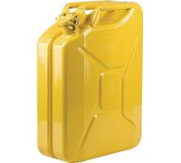 Bidon de carburant 20l jaune zinc RAL 1018 acierbl.0,9mm L345xl165xH470mm VALPRO