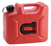 Hünersdorff Nourrice à carburant Profi 801060, 10 L, homologation NU, PE-HD, Noir/Rouge