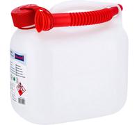 Bidon de carburant STANDARD 5 L, naturel, HD-PE, homologation ONU