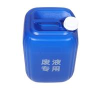 Bidon de Collecte des Déchets Liquides 20l en Plastique Bleu | Seau Industriel Étanche, Parois Renforcées, Usage Atelier et Salon, pour Eaux Usées et Solutions
