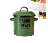 Bidon de graisse - Pot de grande capacité | Passoire et récipient réutilisables pour la cuisine, rôtissage, friture, préparation de repas, vacances, camping, restaurant de Thanksgiving, filtre de stoc