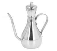 Bidon de stockage d'huile d'olive, grand distributeur d'huile en acier inoxydable avec bec verseur anti-goutte, bouteille d'huile de vinaigre peut distributeur pot vinaigre verseur outils(350ML)