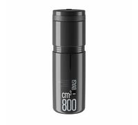 Elite Sport Bidon porte-outil cyclisme Byasi – Rangement étanche 800 cm³ – Gris foncé