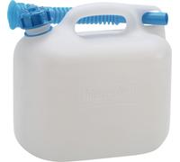 Bidon d'eau 6l HD-PE avec tuyau d'écoulement H247xL265xP147mm HÜNERSDORFF