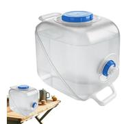 Bidon D'Eau Avec Robinet Sac Réservoir Pliable Alimentaire 16 L Avec | Jerrican De Stockage D'Eau Pour Randonnée Survie Trek Hydratation Festival Préparation Plage