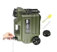 Bidon d'eau de camping | Distributeur portable anti-fuite de 28 l avec roues, grand réservoir d'eau - Pour urgences, pique-nique, voiture, randonnée, survie, tempête, camping-car, refuge, ferme