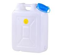 Bidon d'eau Hünersdorff à col large 22L - Polyéthylène incassable - Blanc