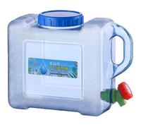 Bidon d'eau portable 5L avec poignée - Jerrican alimentaire pour voyage et camping - Bleu