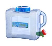 Bidon D'eau Portable Pour Camping - Seau Carré De 5 L Ou 8 L, Seau De Rangement Pour Voiture, Design Extérieur Portable, Robinet Intégré, Robuste | Solution Fiable Pour Les Voyages En Voiture, Randonn