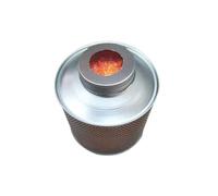 Bidon déshydratant de gel de silice - Déshumidificateur réutilisable en aluminium 100 x 85 mm 300 g | Absorbeur d'humidité perles changeant couleur, séchage, déshumidificateur