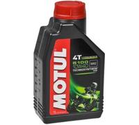 Bidon d'huile 1L Motul 4 temps 10W40 5100 technosynthèse Ester pour moto
