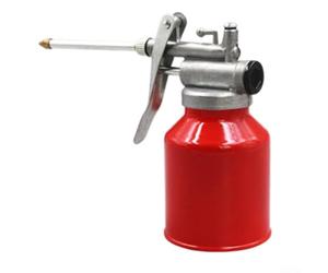 Bidon d'huile à pression manuelle de 250 ml avec bec long pour une lubrification précise et une application de graisse sur les véhicules (B)