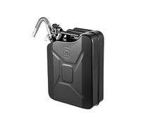 Bidon d'Huile Carburant 5,3 gal 20 L avec Bec Flexible pour Voitures Noir