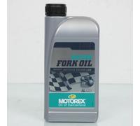 Bidon d'huile de fourche 15W Motorex Racing Fork Oil 3D 1L pour moto Neuf