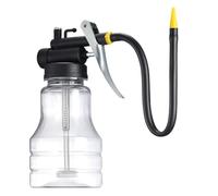 Bidon d'huile lubrifiante - Bouteille d'huie manuelle haute pression, design transparent Bidon d'huile manuel haute pression d'une capacité de 250 ml, avec long bec et tuyau flexible pour une lubrifi