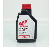 Bidon D'huile Motul E Tec Lub 4t 10w30 100% Synthèse 1l Pour Moto Scooter Neuf
