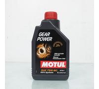 Bidon d'huile Motul GEAR POWER 75W-80 100% Synthétique 1L pour boites de vitesse