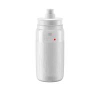 Elite Sport Bidon cyclisme Fly Tex – Gourde ultralégère sans BPA, texture TEX, 550 ml transparent
