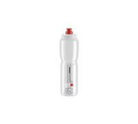 Bidon elite jet 950 ml transparent logo rouge