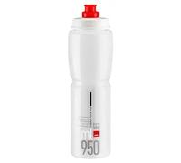 Elite Sport - Bidon Elite Jet - Biodégradable - Logo rouge transparent - 950 ml