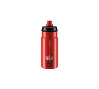Elite Sport Bidon Jet 550 ml Rouge/Gris – Valve push-pull léger – Taille unique