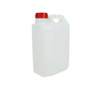Bidon, jerrican en plastique (PEHD) pour usage alimentaire avec bouchon - 5L - Linxor