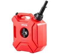 Bidon Essence 5 L Bidon Carburant-VEVOR-avec Bec Verseur Verrouillage Antivol Débit Maximal 15 L/min Rouge