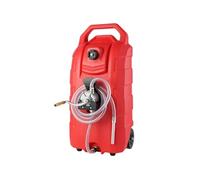 Bidon Essence Roues Réservoir Carburant 16 gal 60L 7,8L/min avec Pompe Manuelle