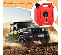 Bidon Huile Moteur - Réservoir Portable de 5 Litres avec Fermeture Sécurisée,Cruche Antifuite Pour VTT Camping Chantiers Jardinage Tondeuses Conducteurs
