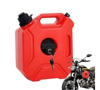 Bidon Huile Moteur, Réservoir Portable de 5 Litres avec Fermeture Sécurisée, Cruche Antifuite Pour VTT Camping Chantiers Jardinage Tondeuses Conducteurs