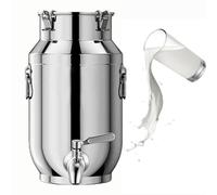 Bidon Inox Pour Huile d Olive 30 Litres Avec Robinet Seau en Inox Avec Couvercle De Transport De Lait De Ferme Bidon De Baratte,capacity-10liter