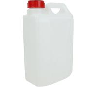 Bidon, jerrican en plastique (PEHD) pour usage alimentaire avec bouchon - 5L - Linxor