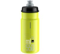 Elite Sport Bidon cyclisme Jet – Valve push-pull légère – Jaune fluo logo noir 550 ml