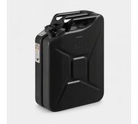 Bidon métal acier 20L UN TÜV essence diesel noir réservoir de réserve de carb...
