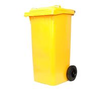 Bidon nettezza urbaine en polypropylène à haute densité. Avec Roues. Résistant à Tous Les Agents chimiques, n'absorbe les liquides. Et 'lavable et stérilisable.