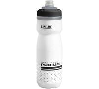 CamelBak Bidon isotherme PODIUM CHILL 620 ml – auto-étanche – nettoyage facile – Blanc/Noir