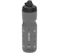 ZEFAL Sense Soft 80 No Mud Bidon Velo - Gourde VTT Avec Protection De La Tetine - Bidon Eau Sport Sans BPA - Noir Fume, 800ml