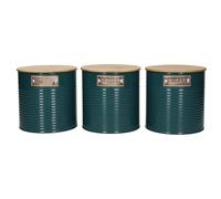 Bidons à provisions, lot de 3, 1 L, Teal - KitchenCraft