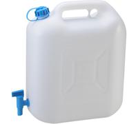Bidons D'Eau Réservoir en Plastique Blanc Eco 22 L Avec Robinet de Vidange