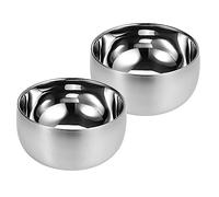Bidponds Lot de 2 bols à crème glacée en acier inoxydable 316# isolés à double paroi sous vide, 40 cl