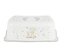 Bieco 11001703 - Enfants Blancs Marchepied, avec Motif Girafe et la Fonction Anti-Glissement, à Un Seul étage, Hauteur de Marche 14 cm, de 12 Mois à 10 Ans
