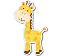 Bieco 19209605 Tapis puzzle avec girafe Lolo, tapis puzzle avec 25 pièces, tapis de jeu pour le sol, puzzle comme tapis de jeu pour enfants, puzzle de sol pour enfants à partir de 12m+, jaune