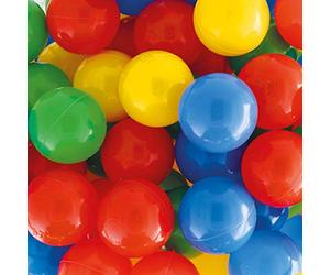 BIECO 22000510-100 Boules colorées, Environ 6 cm, Multicolore