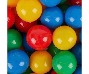 BIECO 22000525 - 250 boules colorées, environ 6 cm, multicolore