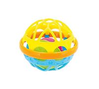 BIECO 41009062 environ 10 cm, roulement à billes coloré flexible, saisissant, pousser et découvrir la balle de prise de sens pour les bébés et les tout-petits à partir de 3 m +, multicolore